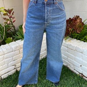 Chloe Stromboli Blue Wide Leg Jeans 26 x 29